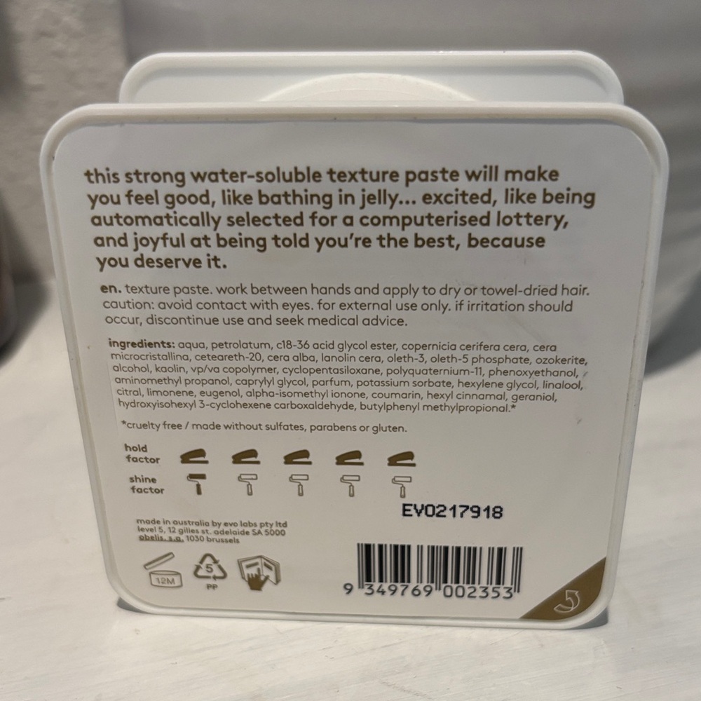 Evo Box O' Bollox Texture Paste - White - Picture 2 of 2
